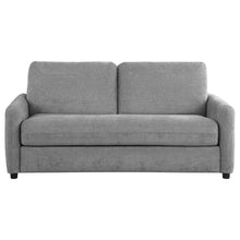 Load image into Gallery viewer, Coaster Rylie Upholstered Sofa Sleeper with Queen Mattress Grey