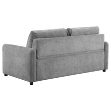 Load image into Gallery viewer, Coaster Rylie Upholstered Sofa Sleeper with Queen Mattress Grey