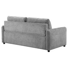 Load image into Gallery viewer, Coaster Rylie Upholstered Sofa Sleeper with Queen Mattress Grey