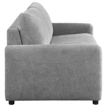 Load image into Gallery viewer, Coaster Rylie Upholstered Sofa Sleeper with Queen Mattress Grey