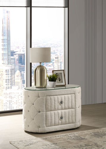 COASTER NIGHTSTAND (IVORY)