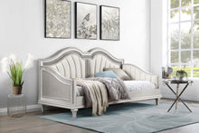 Load image into Gallery viewer, Coaster Evangeline Upholstered Twin Daybed Silver Oak