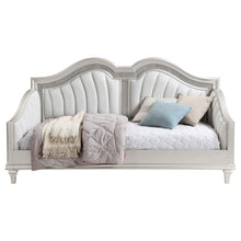 Load image into Gallery viewer, Coaster Evangeline Upholstered Twin Daybed Silver Oak