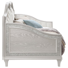 Load image into Gallery viewer, Coaster Evangeline Upholstered Twin Daybed Silver Oak