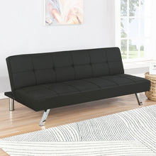 Load image into Gallery viewer, Coaster Joel Upholstered Tufted Convertible Sofa Bed Black