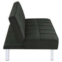 Load image into Gallery viewer, Coaster Joel Upholstered Tufted Convertible Sofa Bed Black