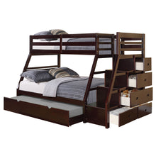 Load image into Gallery viewer, Acme Jason Twin/Full Bunk Bed W/Trundle &amp; Storage
