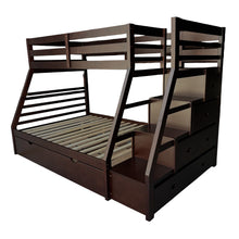Load image into Gallery viewer, Acme Jason Twin/Full Bunk Bed W/Trundle &amp; Storage