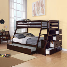 Load image into Gallery viewer, Acme Jason Twin/Full Bunk Bed W/Trundle &amp; Storage