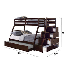 Load image into Gallery viewer, Acme Jason Twin/Full Bunk Bed W/Trundle &amp; Storage