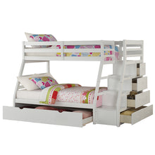 Load image into Gallery viewer, Acme Jason Twin/Full Bunk Bed W/Trundle &amp; Storage