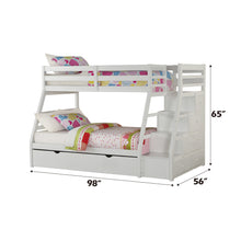 Load image into Gallery viewer, Acme Jason Twin/Full Bunk Bed W/Trundle &amp; Storage