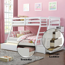 Load image into Gallery viewer, Acme Jason Twin/Full Bunk Bed W/Trundle &amp; Storage