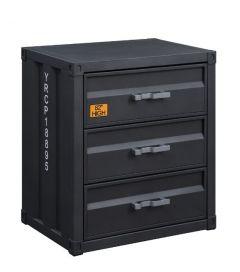 Acme Cargo Gunmetal  Chest w/3 Drawers