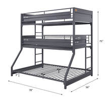 Load image into Gallery viewer, Acme Cargo Twin/Twin/Full Bunk Bed