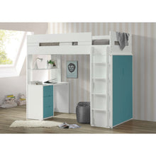 Load image into Gallery viewer, Acme Nerice Twin Loft Bed W/Desk &amp; Wardrobe