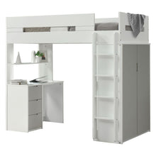 Load image into Gallery viewer, Acme Nerice Twin Loft Bed W/Desk &amp; Wardrobe
