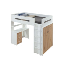 Load image into Gallery viewer, Acme Nerice Twin Loft Bed W/Desk &amp; Wardrobe