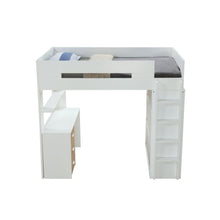 Load image into Gallery viewer, Acme Nerice Twin Loft Bed W/Desk &amp; Wardrobe