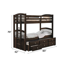 Load image into Gallery viewer, Acme Micah Twin/Twin Bunk Bed W/Trundle &amp; Storage