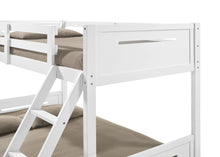 Load image into Gallery viewer, Coaster Littleton Wood Twin Over Full Bunk Bed White