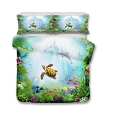 Load image into Gallery viewer, Underwater World Textile Bedding