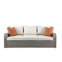 Load image into Gallery viewer, Acme Salena Patio Sofa W/2 Pillows &amp; 2 Ottomans