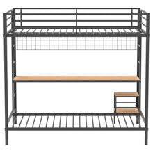 Load image into Gallery viewer, Coaster Bettoni Full-Over-Twin Workstation Bunk Bed Matte Black