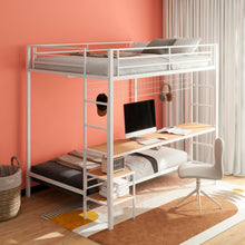 Load image into Gallery viewer, Coaster Bettoni Full-Over-Twin Workstation Bunk Bed Matte White