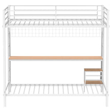 Load image into Gallery viewer, Coaster Bettoni Full-Over-Twin Workstation Bunk Bed Matte White