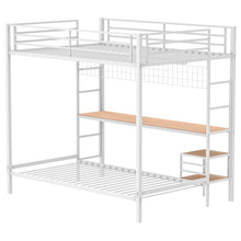 Load image into Gallery viewer, Coaster Bettoni Full-Over-Twin Workstation Bunk Bed Matte White
