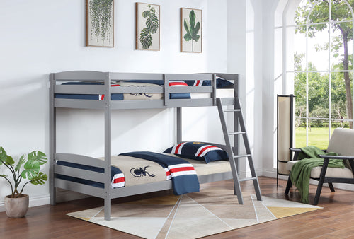 COASTER TWIN/TWIN BUNK BED (GREY)