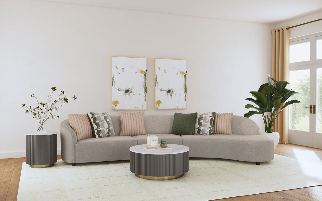 COASTER SECTIONAL 3 PC SET (LAF + RAF + AC)