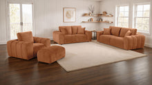 Load image into Gallery viewer, Coaster Burnett 4-piece Chenille Upholstered Sofa Set Burnt Orange