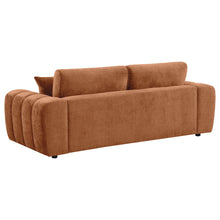 Load image into Gallery viewer, Coaster Burnett 4-piece Chenille Upholstered Sofa Set Burnt Orange