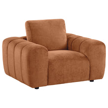 Load image into Gallery viewer, Coaster Burnett 4-piece Chenille Upholstered Sofa Set Burnt Orange