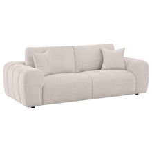 Load image into Gallery viewer, Coaster Burnett 2-piece Chenille Upholstered Sofa Set Ivory