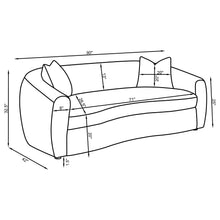 Load image into Gallery viewer, Coaster Isabella 3-piece Fabric Upholstered Sofa Set Sand
