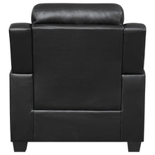 Load image into Gallery viewer, Coaster Finley Upholstered Padded Arm Tufted Accent Chair Black