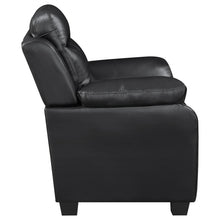 Load image into Gallery viewer, Coaster Finley Upholstered Padded Arm Tufted Accent Chair Black