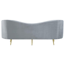 Load image into Gallery viewer, Coaster Sophia 3-piece Upholstered Channel Tufted Sofa Set Grey