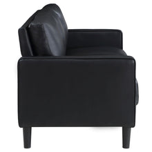 Load image into Gallery viewer, Coaster Ruth 2-piece Upholstered Track Arm Sofa Set Black