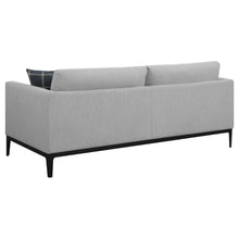 Load image into Gallery viewer, Coaster Apperson 3-piece Upholstered Track Arm Sofa Set Light Grey