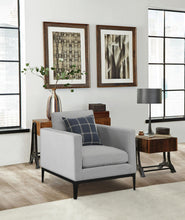 Load image into Gallery viewer, Coaster Apperson Upholstered Track Arm Accent Chair Light Grey