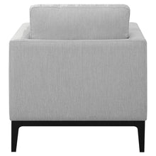 Load image into Gallery viewer, Coaster Apperson Upholstered Track Arm Accent Chair Light Grey