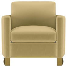 Load image into Gallery viewer, Coaster Corliss 3-piece Velvet Upholstered Sofa Set Camel