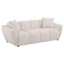 Load image into Gallery viewer, Coaster Destino 3-piece Chenille Splayed Arm Sofa Set Greige