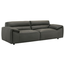 Load image into Gallery viewer, Coaster Buxton 2-piece Leather Upholstered Sofa Set Graphite