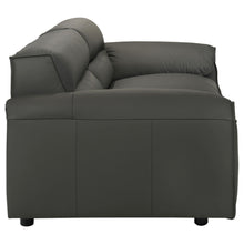 Load image into Gallery viewer, Coaster Buxton 2-piece Leather Upholstered Sofa Set Graphite
