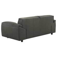 Load image into Gallery viewer, Coaster Buxton 2-piece Leather Upholstered Sofa Set Graphite